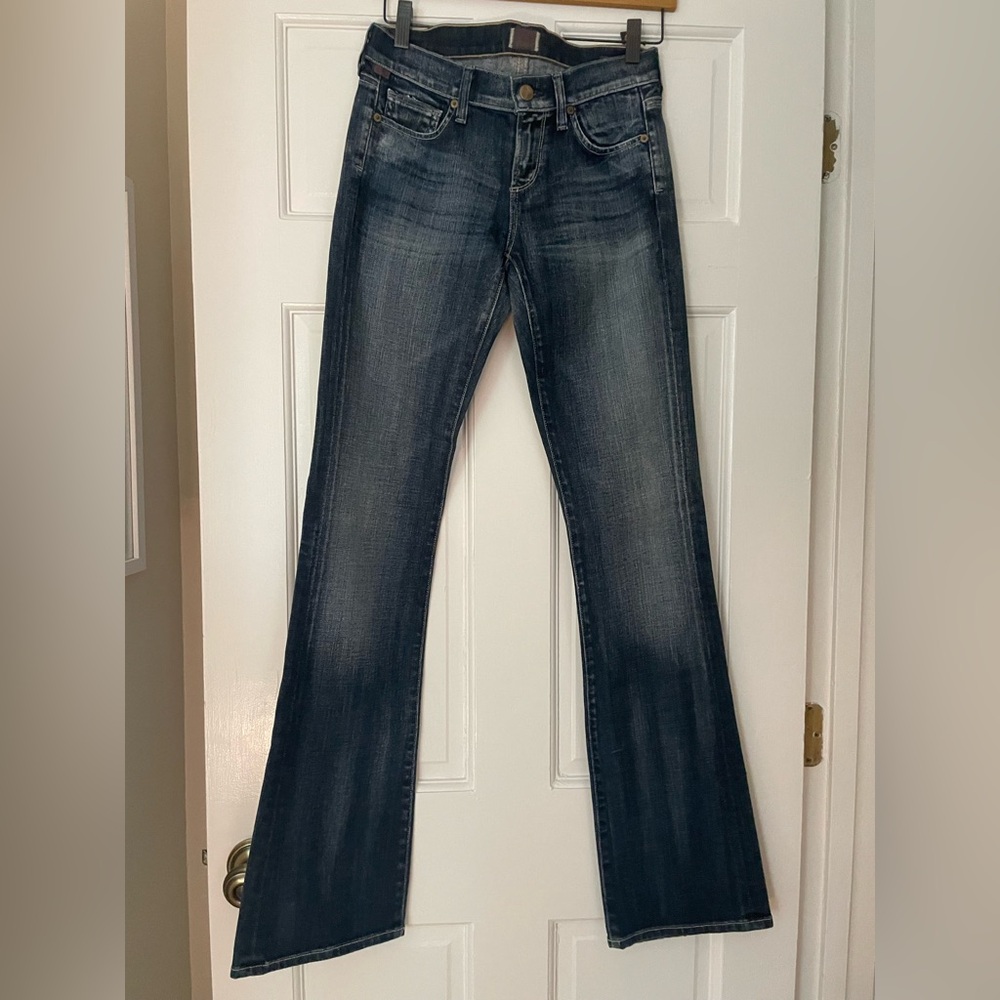 Citizens Of Humanity Dark Blue Flare Jeans